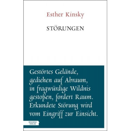 Esther Kinsky - Störungen