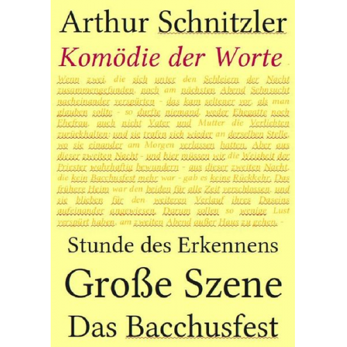 Arthur Schnitzler - Komödie der Worte