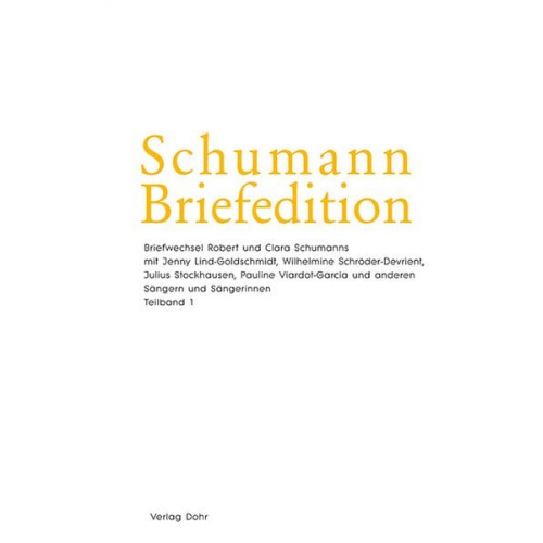 Schumann-Briefedition / Schumann-Briefedition II.7