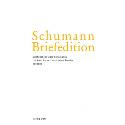 Schumann-Briefedition / Schumann-Briefedition II.11