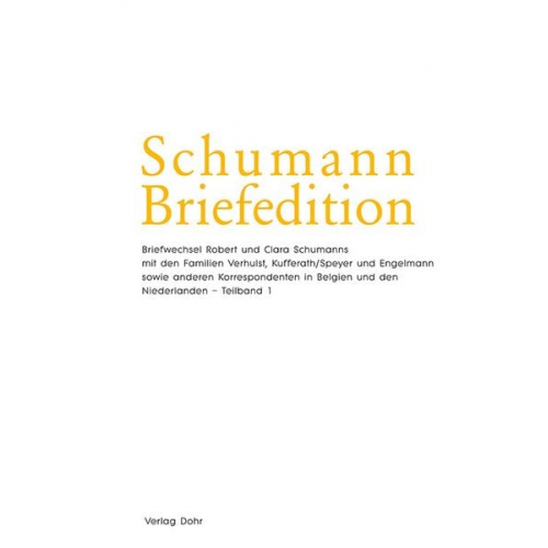 Schumann-Briefedition / Schumann-Briefedition II.13