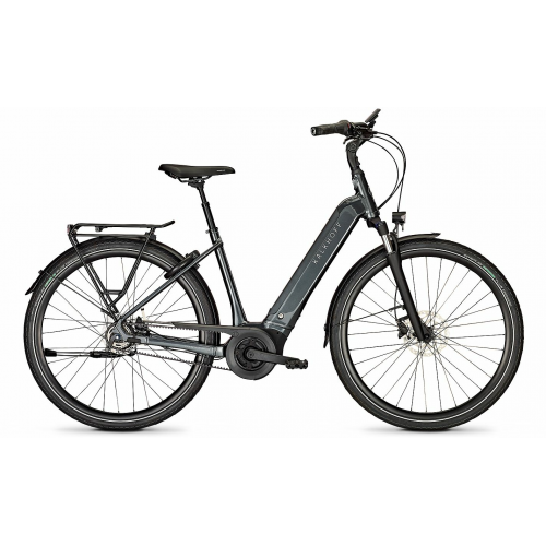 Kalkhoff IMAGE 3.B EXCITE FL (625 Wh), 5 Gang Nabenschaltung, Damenfahrrad, Wave, Modell 2024, 28 Zoll 48 cm diamondblack glossy