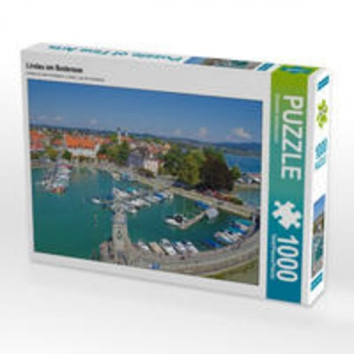 CALVENDO Puzzle Lindau am Bodensee | 1000 Teile Lege-Größe 64x48cm Foto-Puzzle für glückliche Stunden