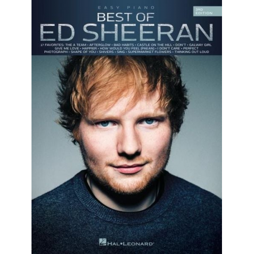 Ed Sheeran - Best of Ed Sheeran - 3rd Edition Easy Piano Songbook