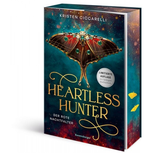 Kristen Ciccarelli - Heartless Hunter. Der rote Nachtfalter, Band 1 (Knisternde New-Adult-Romantasy | Limitierte Auflage mit Farbschnitt)