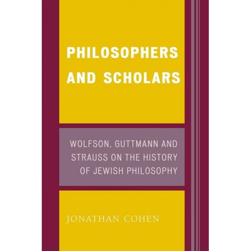 Jonathan Cohen - Philosophers and Scholars