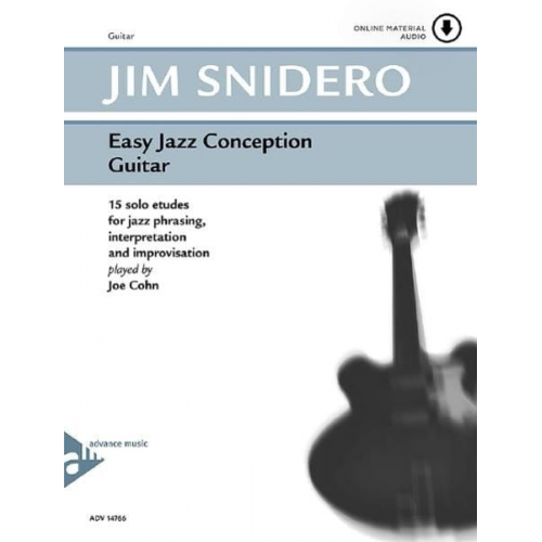 Jim Snidero - Easy Jazz Conception Guitar, w. Audio-CD