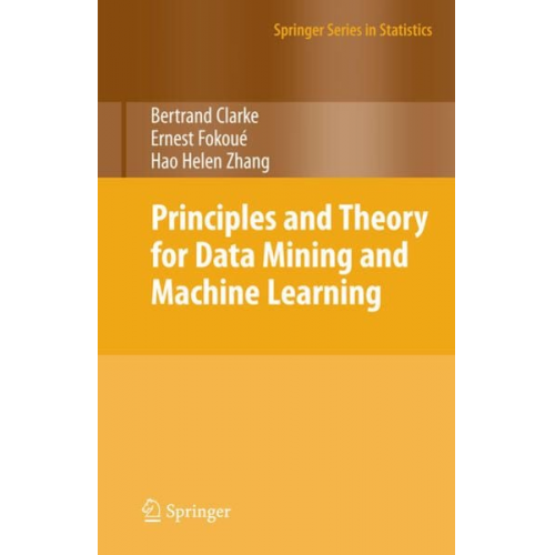 Bertrand Clarke Ernest Fokoue Hao Helen Zhang - Principles and Theory for Data Mining and Machine Learning