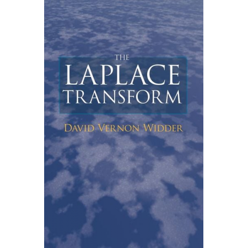 David V. Widder - The Laplace Transform