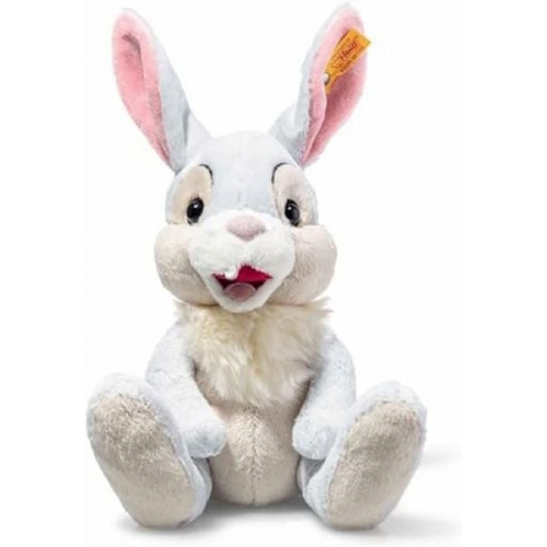 Steiff 024627 - Soft Cuddly Friends Disney Originals Klopfer, Hase, weiß/mehrfarbig, 21 cm