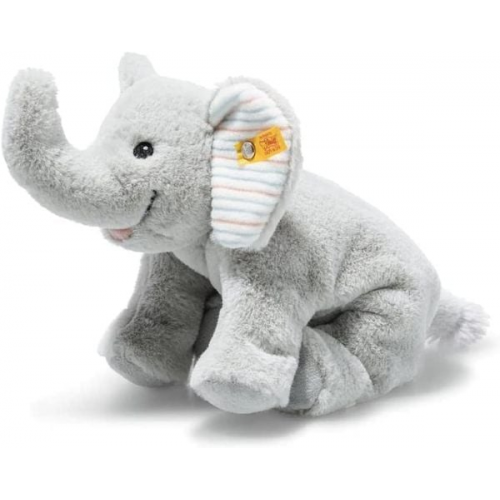 Steiff 242656 - Soft Cuddly Friends Floppy Trampili Elefant, hellgrau, 20 cm