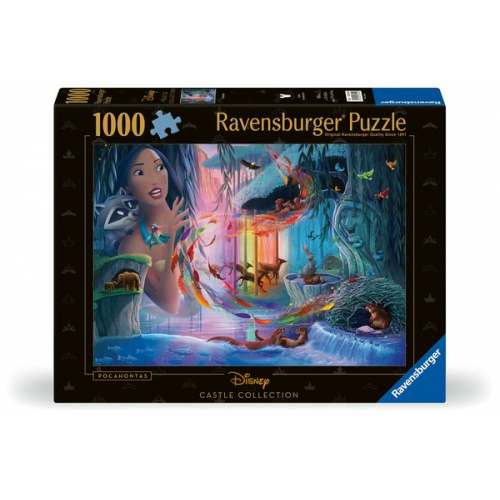 Ravensburger Puzzle 12001344 - Pocahontas- 1000 Teile Disney Castle Collection Puzzle für Erwachsene und Kinder ab 14 Jahren