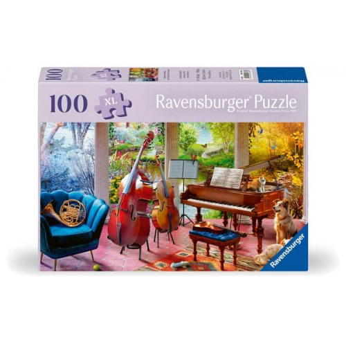 Ravensburger Puzzle 12001366 - Musikalische Jahreszeiten - 100 Teile Puzzle für ältere Menschen und Senioren, mit größeren, griffigen Puzzleteilen, gr