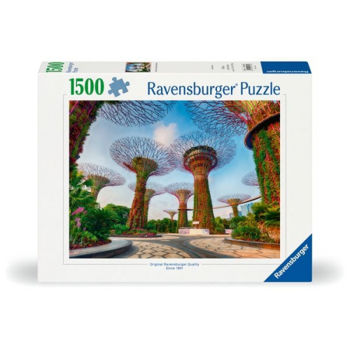 Ravensburger Puzzle 12001396 - Garden by the Bay at Singapore - 1500 Teile Puzzle für Erwachsene und Kinder ab 14 Jahren