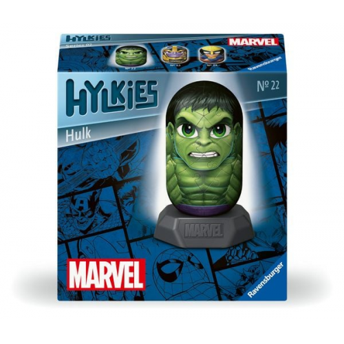 Ravensburger Hylkies: Marvel Sammelfiguren zum selbst zusammenbauen - Figur #22 - Hulk - Aufbauen, Verlieben, Sammeln - Mini-Figuren für Fans der Marv