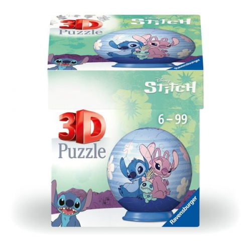 Ravensburger 3D Puzzle 11597 - Puzzle-Ball Disney Angel - für große und kleine Stitch Fans ab 6 Jahren