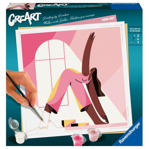 Ravensburger CreArt - Malen nach Zahlen 23668 - Yoga Kunst - ab 12 Jahren