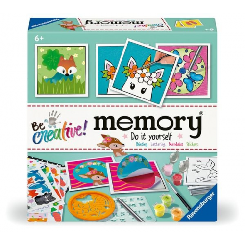 Ravensburger 23962 BeCreative Bastelset memory®, DIY für Kinder ab 6 Jahren