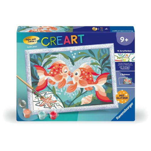 Ravensburger CreArt - Malen nach Zahlen 23998 - Verliebte Fische - ab 9 Jahren