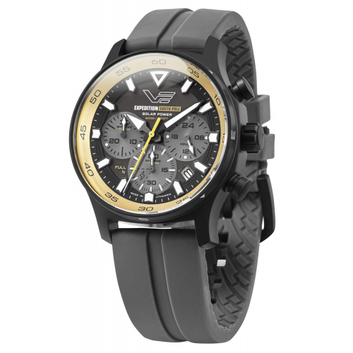 Vostok Europe VR42-592C763_GRY Herrenuhr Expedition South Pole Chrono Grau/Schwarz