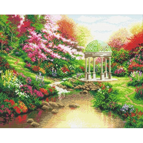 Craft Buddy CAK-TK5L - Crystal Art, Pools of Serenity, Thomas Kinkade Kit, Bild, 40 x 50 cm cm