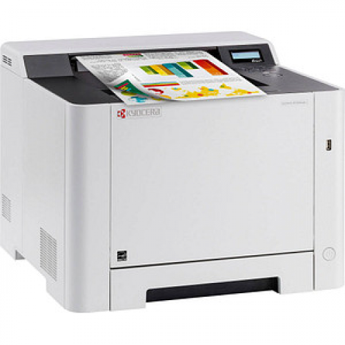 KYOCERA ECOSYS P5026cdn Life Plus Farb-Laserdrucker grau