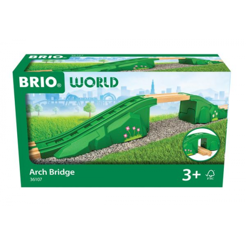 BRIO World - 36107 Modulare Brücke | Zugset-Zubehör für Kinder ab 3 Jahren