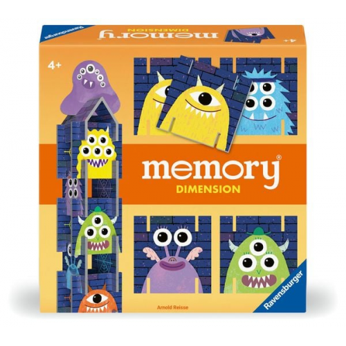 Ravensburger 22467 - memory® Dimension. Der Spieleklassiker memory® mit attraktivem Mehrwert. Für 2-4 spielbegeisterte memory® Fans ab 4 Jahren