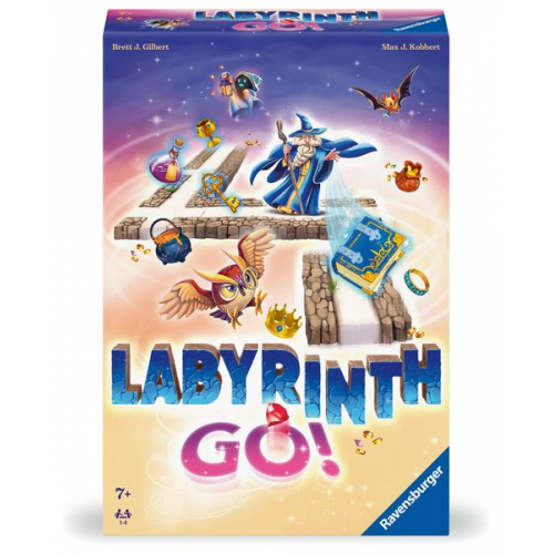 Ravensburger Familienspiel 24699 - Labyrinth Go! - Gesellschaftsspiel für 1 - 4 Personen, Brettspiel ab 7 Jahren