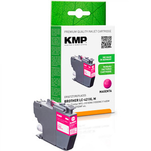 KMP  magenta Druckerpatrone kompatibel zu brother LC-421XLM