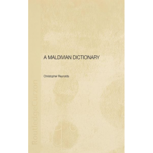 Christopher Reynolds - A Maldivian Dictionary