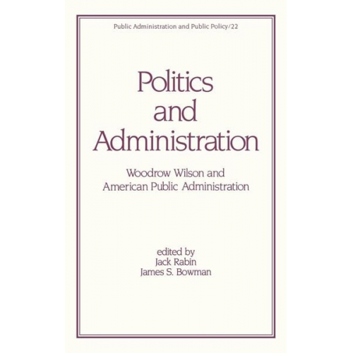 Jack Rabin J. Bowman Rabin - Politics and Administration