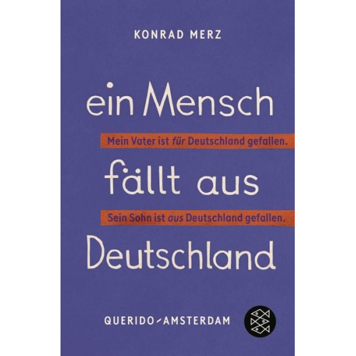 Konrad Merz - Ein Mensch fällt aus Deutschland