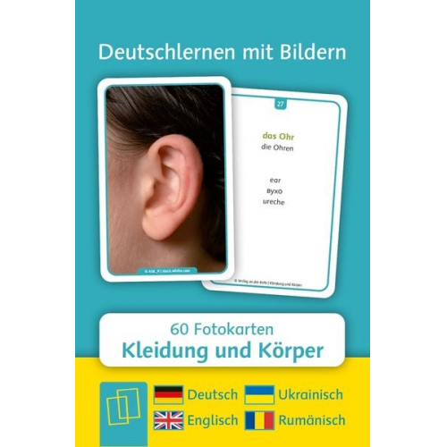 Kleidung und Körper - Deutsch, Englisch, Ukrainisch und Rumänisch