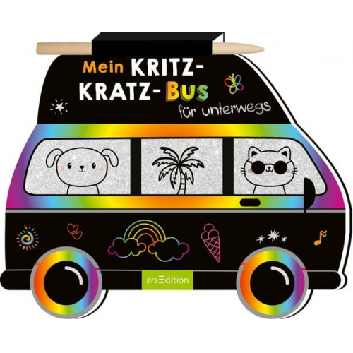 Mein Kritzkratz-Bus für unterwegs