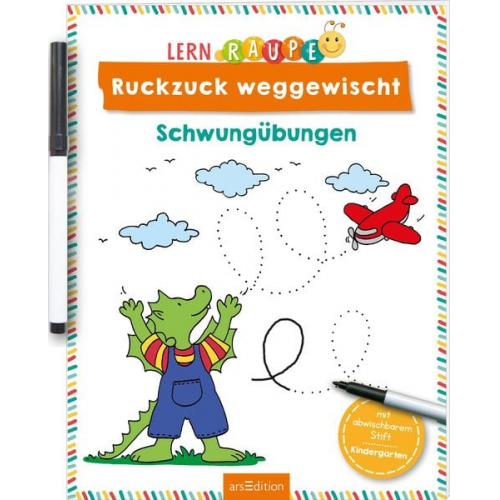 Lernraupe – Ruckzuck weggewischt! Schwungübungen