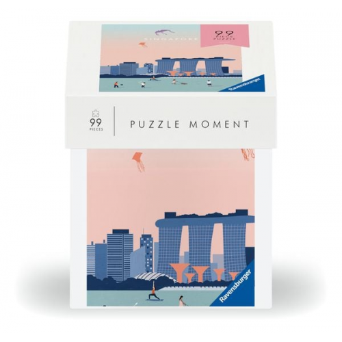 Ravensburger Puzzle 12001379 - Singapore - 99 Teile Puzzle Moment für Erwachsene und Kinder ab 14 Jahren