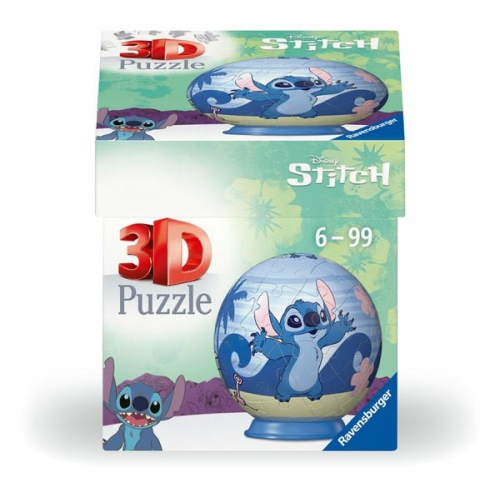 Ravensburger 3D Puzzle 11597 - Puzzle-Ball Disney Stitch - für große und kleine Stitch Fans ab 6 Jahren