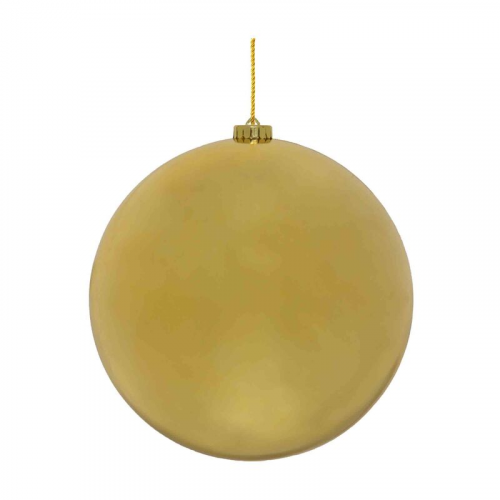 Weihnachtskugeln Christbaumkugeln XL aus Kunststoff gold, O15cm, 1 Stk.