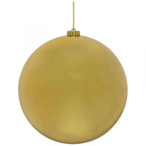 Weihnachtskugeln Christbaumkugeln XXL aus Kunststoff gold, O25cm, 1 Stk.