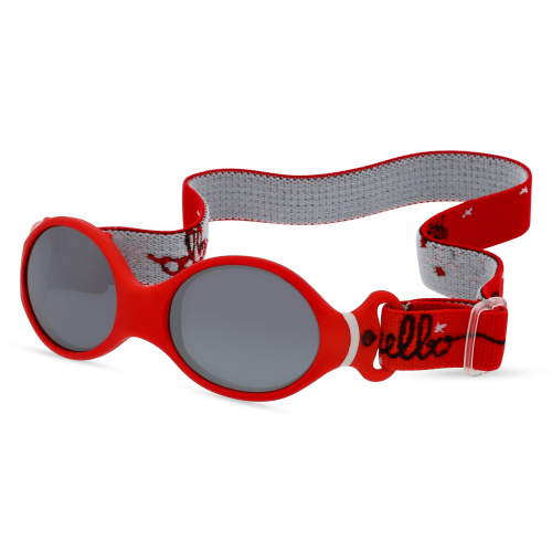 Julbo LOOP J532 Baby-Sonnenbrille Vollrand Oval Kunststoff-Gestell, rot