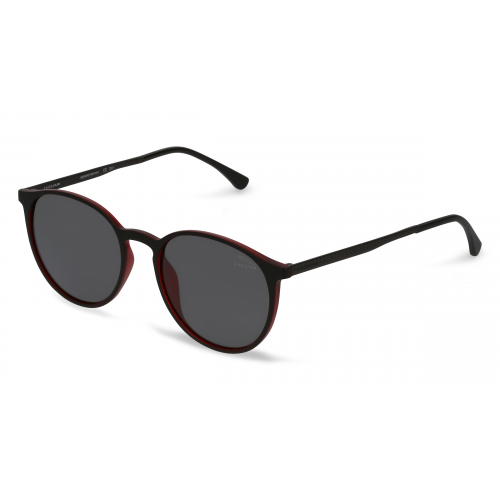 Jaguar J 7613 Herren-Sonnenbrille Vollrand Panto Kunststoff-Gestell, schwarz