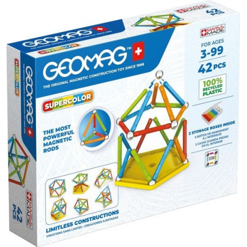 Geomag Supercolor Recycled - 42 Teile