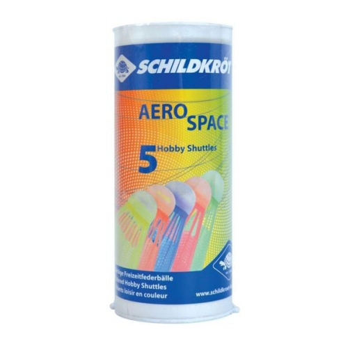 Talbot-Torro - SK Badminton Ball AERO SPACE, 5er Dose, farbig gemischt