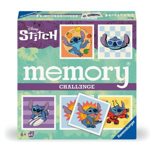 Ravensburger 24697 - Challenge memory® Disney Stitch. Ein herausforderndes memory® für 2 -8 Stitch-Fans ab 6 Jahren