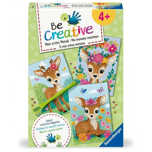 Ravensburger 25534 BeCreative Bastelset Mosaik Mein Bambi, DIY für Kinder ab 4 Jahren