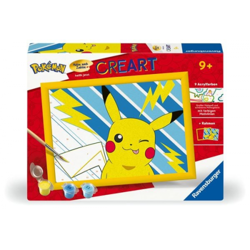 Ravensburger CreArt - Malen nach Zahlen 25557 - Pikachu - ab 9 Jahren