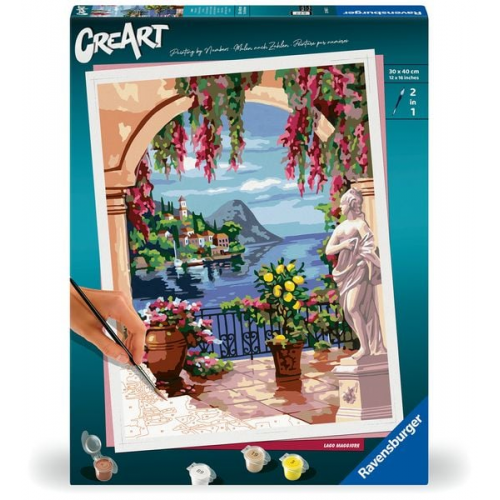 Ravensburger CreArt - Malen nach Zahlen 25963 - Lago Maggiore - ab 14 Jahren