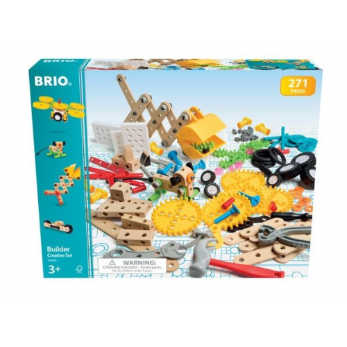 BRIO Builder - 34606 Builder Kindergartenset, 271 tlg. | 271-teiliges Lern- und Konstruktionsspielzeug für Kinder ab 3 Jahren