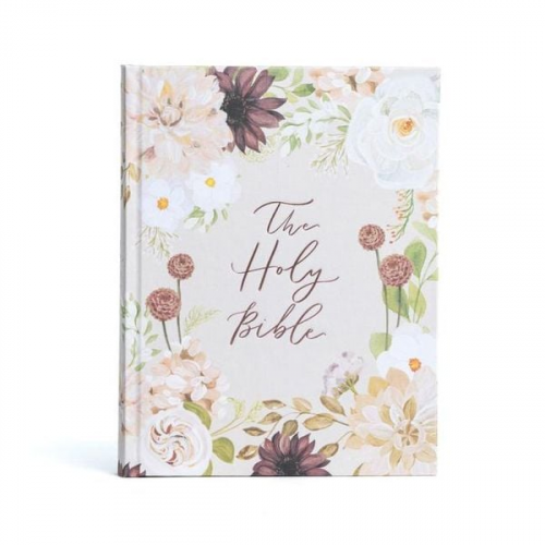 Holman Bible Publishers - KJV Notetaking Bible, Large Print Hosanna Revival Edition, Blush Cloth Over Board